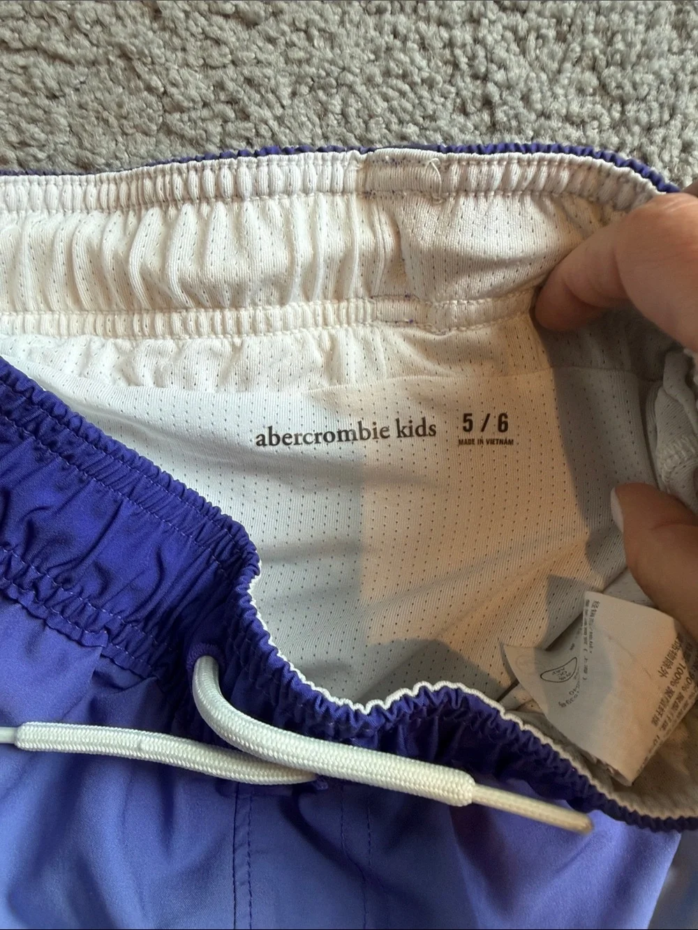 abercrombie kids Purple-to-Mint Ombre Swim Shorts